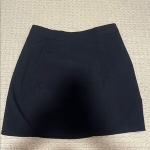 White Fox Black Mini Skirt